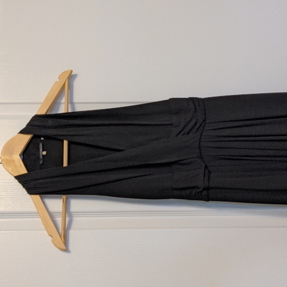 Elie Tahari black viscose dress - Picture 3 of 4